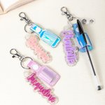Personalized Multicolor PU Leather Pen Holder Badge Reel with Name Nurse Accessories Nurse Week Appreciation Gift for Nurses Doctors