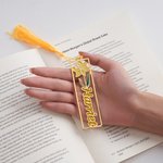 Gepersonaliseerde Geboortebloem Multicolor Bladwijzer met Naam en Kwastje Verjaardag Kerstcadeau voor Boekenliefhebbers Boekenwurmen