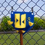 Gepersonaliseerde Multicolor 3D-gedrukte tekst Baseball Home Plate Dugout Organizer Dagelijkse Training Game Gift voor Baseball spelers liefhebbers