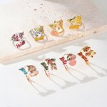 Personalizada Flor de Nacimiento Anillo Ajustable Dainty Joyería con Nombre Navidad Cumpleaños Aniversario Regalo para Mujeres Esposa