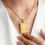 Personalised Cross Book Locket Necklace with Photos Christmas Birthday Anniversary Gift for Christians Women