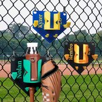 Gepersonaliseerde Multicolor 3D-gedrukte tekst Baseball Home Plate Dugout Organizer Dagelijkse Training Game Gift voor Baseball spelers liefhebbers