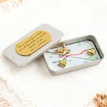 Gepersonaliseerde Vliegtuig Kaarten Doos met Initiaal en Adres Kerstmis Verjaardag Cadeau voor Paar