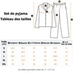 Pyjama en Toile de Jouy Personnalisé avec Initiale et Motif Pyjama en Tissu Super Douce Cadeau Anniversaire Noël pour Femme