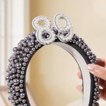 Serre-tête perlé personnalisé fait main avec âge Cadeau d'anniversaire pour femmes filles