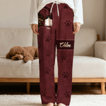Henkilökohtainen monivärinen retro sarjakuva 1-6 koirat kissat pyjama housut nimet Homewear syntymäpäivälahja lemmikkieläinten omistajille ystäville
