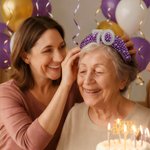 Serre-tête perlé personnalisé fait main avec âge Cadeau d'anniversaire pour femmes filles
