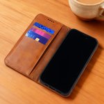 Personifierad Retro Floral Spell Book PU läder flip plånbok telefonfodral för iPhone Samsung med namn Födelsedagspresent för bokmalar