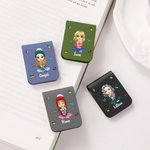 Personalisierte Geburt Blume Multicolor Cartoon Charakter Magnetische Lesezeichen Clip mit Namen Geburtstag Geschenk für Familie Buchliebhaber