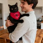 Spersonalizowana świąteczna chusta 3D Cute Cartoon Dog Cat Regulowana chusta z imieniem i tekstem Prezent urodzinowy dla właścicieli zwierząt domowych