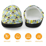 Pantofole personalizzate a coda lunga di leopardo Marsupilami 100% cotone con nome Regalo di Natale e compleanno per bambini, donne, uomini | Callie × Marsupilami®