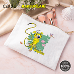 Personalised Long-Tailed Leopard Marsupilami Makeup Bag with Name Christmas Birthday Gift for Women Friends | Callie × Marsupilami®