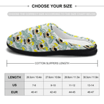 Pantofole personalizzate a coda lunga di leopardo Marsupilami 100% cotone con nome Regalo di Natale e compleanno per bambini, donne, uomini | Callie × Marsupilami®