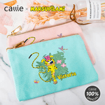 Personalised Long-Tailed Leopard Marsupilami Makeup Bag with Name Christmas Birthday Gift for Women Friends | Callie × Marsupilami®