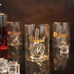 Cheers to Your Attitude - Personalized Funny Middle Finger 12.5 oz Whiskey Glass