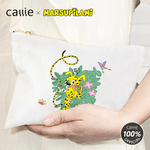 Personalised Long-Tailed Leopard Marsupilami Makeup Bag with Name Christmas Birthday Gift for Women Friends | Callie × Marsupilami®