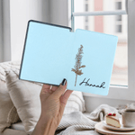 Personalized Coloured Birth Flower Portable Kindle Case with Name for Multiple Models Daily Use Birthday Gift for Book Lovers Bookworms