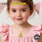 Personoitu pitkähäntäinen Marsupilami-kaulakoru nimellä – joulun ja syntymäpäivän lahja tytöille ja naisille | Callie × Marsupilami®