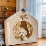 Ornement en Bois Personnalisé avec Nom et Élément Évidage en Forme de Chien et Chat Cadeau Noël pour Amoureux des Animaux de Compagnie