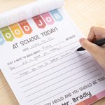 Bloc-Notes Coloré Personnalisé avec Titre et Nom Cadeau Remerciement Fête des Enseigants pour Enseignant