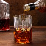 Cheers to Your Attitude - Personalized Funny Middle Finger 12.5 oz Whiskey Glass