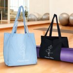 Henkilökohtainen Tree Pose Suuri kapasiteetti Joogamatto laukku teksti Pilates lisävaruste joululahja joogan ystäville