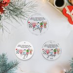 Personalizzato Infermiere Acrilico Vetro Ceramica Appeso Ornamento con Nome e Anno Decorazione Albero Regalo di Natale Apprezzamento per il Personale Medico