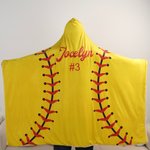 This Is My Territory - Personalized Player Sports Hooded Blanket