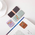Personalised Colourful Letter Cousin Crew Cartoon Magnetic Bookmark Clip with Name Reading Stationery Supplies Birthday Gift for Bookworms Book Lovers
