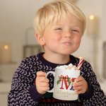 Personalizzato Cartoon Character 11 oz tazza in ceramica con nome e lettera Natale Compleanno regalo per la famiglia amico