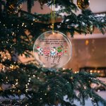 Personalizzato Infermiere Acrilico Vetro Ceramica Appeso Ornamento con Nome e Anno Decorazione Albero Regalo di Natale Apprezzamento per il Personale Medico