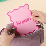 Personalized 3D-Printed Striped Design Scalloped Edge Mahjong Tile Mixer with Name Mahjong Game Night Birthday Gift for Mahjong Enthusiasts