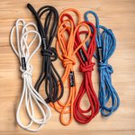 Personalised Coloured Solid Braid Dock Line with Embroidered Text Birthday New Boat Gift for Boat Owners