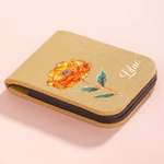 Gepersonaliseerde Retro Geboorte Bloem Magnetische PU lederen bladwijzer Clip met naam Boekenclub Verjaardagscadeau voor het lezen van liefhebbers boekenwurmen