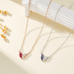 Personalised Butterfly Birthstone Necklace Dainty Jewellery Christmas Birthday Anniversary Gift for Mother Women
