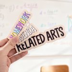 Personalisierte hölzerne Whiteboard Magnet mit Text Schulbedarf Klassenzimmer zurück zu Schule Geschenk für Lehrer