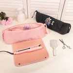 Personalized Cartoon Cheerleader Girl Portable Hair Heating Rod Storage Bag with Name Birthday Travel Accessories Gift for Women