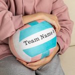 Personalisierte Volleyball Design Runde weiche werfen Kissen mit Text Home Decor Geburtstag Spieltag Geschenk für Volleyball-Spieler-Trainer