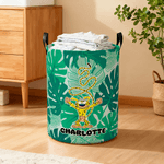 Personalisierte Tropical Adventure Long Tailed Marsupilami Large Storage Basket mit Namen Geschenk für Familie Freunde | Callie × Marsupilami®