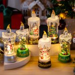 Personlig jul LED ljus med text julfest dekoration gåva till familj och vänner