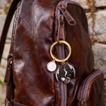 Personalisierte Dark Dragon Portable Keychain mit Initial Charm täglichen Gebrauch Geburtstagsgeschenk für Drachenliebhaber