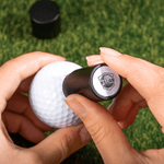 Personalized Funny Monogram Golf Ball Stamp with Metal Storage Box and Name or Initial Golf Accessory Birthday Gift for Golfers