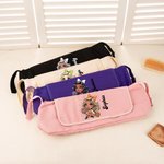 Personalized Cartoon Cheerleader Girl Portable Hair Heating Rod Storage Bag with Name Birthday Travel Accessories Gift for Women