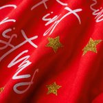 Personalised Star Pattern First Christmas 100% Cotton Baby Romper Hat Outfit with Gift Box and Name Baby's 1st Christmas Baby Shower Gift for Newborn