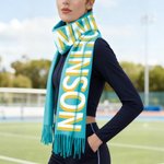 Personalised Shadow Name Multicolour Soft Warm Tassel Scarf Anniversary Winter Birthday Gift for Women Men