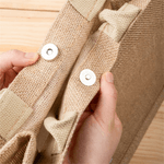 Personifierad tecknad balettflicka Jute Tote Bag med initialer och namn Reseaccessoarer Födelsedag Julklapp för balettälskare
