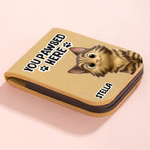 Personalised You Pawsed Here Cartoon Cat Dog PU Leather Magnetic Bookmark Clip with Name Daily Use Birthday Gift for Book Lovers Bookworms 7
