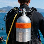 Personalized 3D Printing Multicolor Scuba Tank Name Tag Diving Accessories Birthday Gift for Scuba Divers Diving Lovers