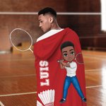 Manta con capucha personalizada de béisbol con nombre y personaje de dibujos animados regalo de cumpleaños día del juego para amantes de los deportes