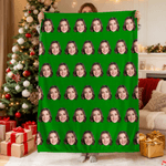 Personalisierte lustiges Gesicht Foto 1-15 Fotos Multicolor weiche Decke Home Decor Weihnachten Geburtstag Geschenk für Familie Freunde Tierliebhaber